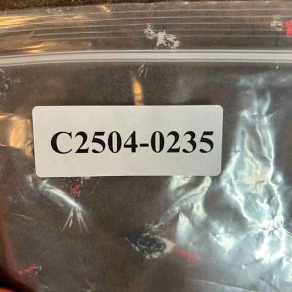 Coalatree Shirt Mens Medium Brown Fishing Lure Print Organic Cotton Outdoors - Picture 9 of 9